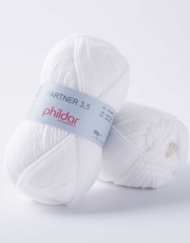 Phildar Partner 3,5 Blanc