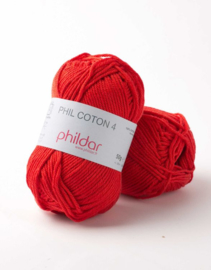Phildar Coton 4 Cerise