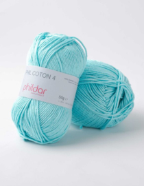 Phildar Coton 4 Cyan