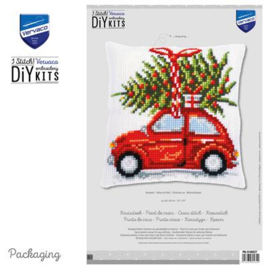 KRUISSTEEKKUSSEN KIT KERSTAUTO
