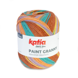 Katia Paint Granny 203 - Dooier-Karamel-Water blauw