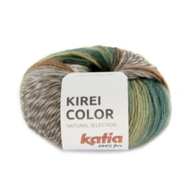 Katia Kirei color 303 - Bleekgroen-Bruin-Waterblauw