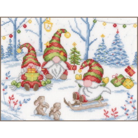 MINIATUUR KIT WINTERDIEREN SET VAN 3