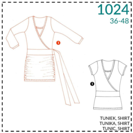 IT'S A FITS PATTERN  Strak zittende Tuniek  (1024)