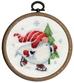 MINIATUUR KIT KERSTKABOUTERS SET VAN 3