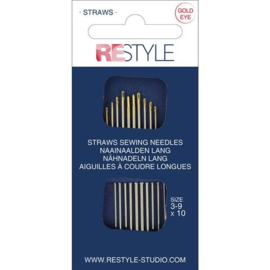 ReStyle 015.10320 Straws naainaalden lang 3 -9, 10 stuks