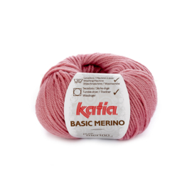 Katia Basic Merino 26 - Medium bleekrood