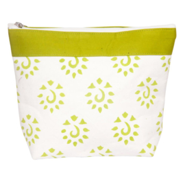 KNITPRO AMBER GROTE TAS MET RITS NEON GROEN