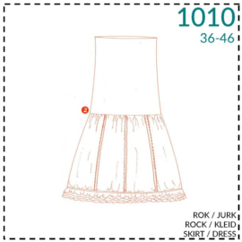 IT'S A FITS PATTERN Jurk-Rok (1010)