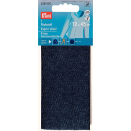 PRYM VERSTELSTUK JEANS OPSTRIJKBAAR 12X45CM DONKERBLAUW