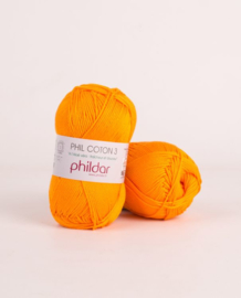 Phildar coton 3 Mandarine