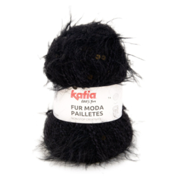 Katia Concept Fur Moda Pailletes 202 - Zwart
