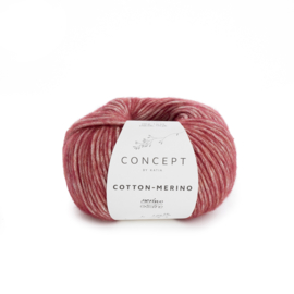 Katia Concept Cotton - Merino 125 - Wijnrood