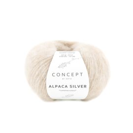 Katia Concept Alpaca Silver 268 - Zeer licht beige-Zilver