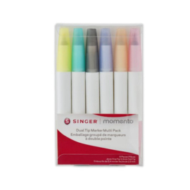 Singer Momento permanente dubbelpuntige markeerstiften (6x) NR: 220494104