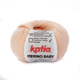 Katia Merino Baby 81 - Zeer licht bleekrood