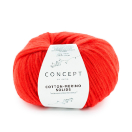 Katia Concept Cotton Merino Solids 64 - Rood