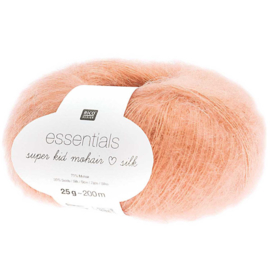 Rico Essentials Super Kid Mohair Loves  Silk 043 Salmon