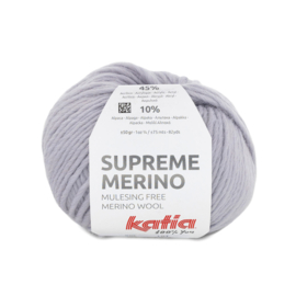 Katia Supreme Merino105 - Zeer licht lila