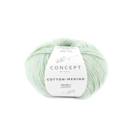 Katia Concept Cotton - Merino 132 - Witgroen