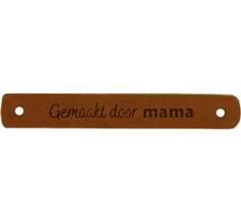 Durable 020.1184 Leren Label Gemaakt door Mama 7 x 1 cm - Kleur 004