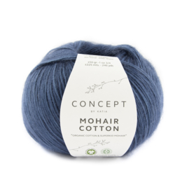 Katia Concept Mohair cotton 83 - Saffierblauw