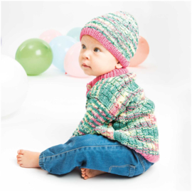 Rico Baby B Cotton Soft Print DK 021 geel-petrol