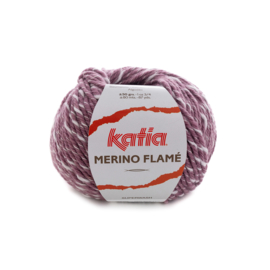 Katia merino Flamé 117 - Parelmoer-lichtviolet-Ecru