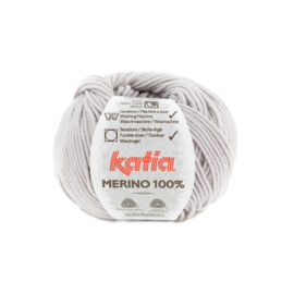 Katia Merino 100% 86 - Parelmoer-lichtgrijs