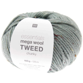 Rico Design Essentials Mega Wool Tweed chunky aqua