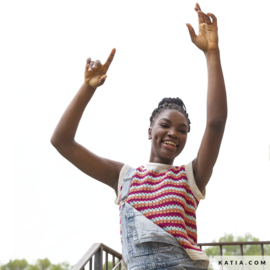 KATIA PANAMA MOUWLOZE TOP MET STREPEN