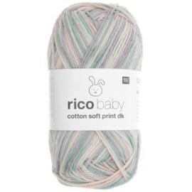 Rico Baby Cotton Soft Print DK 029 mauve-aqua