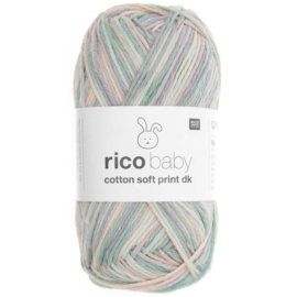 Rico Baby B Cotton Soft Print DK 029 mauve-aqua