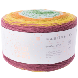 Rico Creative Wool Dégradé Super6 010 bes-groen