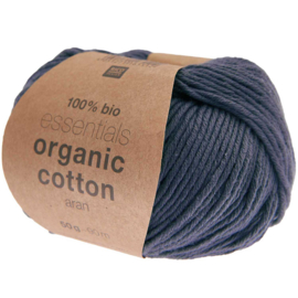 Rico Design Essentials Organic Cotton aran donkerblauw