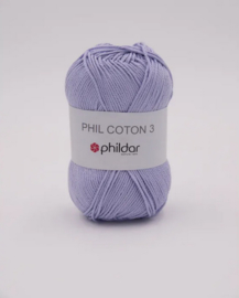 Phildar coton 3 Parme