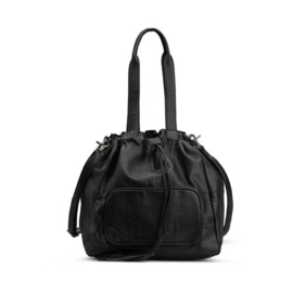 MUUD Libby. Handgemaakt leren tas voor diverse projecten 40x20cm - kleur black