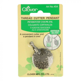 CLOVER CL0454 GARENSNIJDER MET HANGER OUD ZILVER