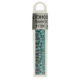 Toho glaskralen rond 8-0-6 x 4G kl 1206