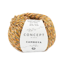 Katia Concept Camboya 74 - Geel-Bruin-Medium groen-Oranje