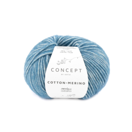 Katia Concept Cotton - Merino 133 - Blauw