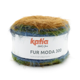 Katia Fur Moda 300 / 304 - Groen-Oker-Blauw