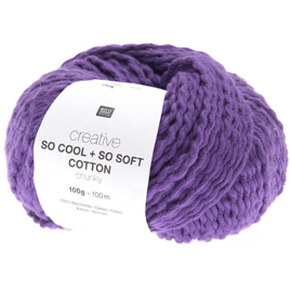 Rico Design Creative So Cool + So Soft Katoen chunkyPURPLE