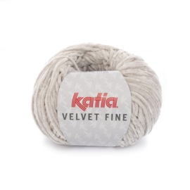 Katia Velvet Fine 208 - Licht grijs