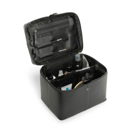 MUUD Lexi. Handgemaakt leren ruime handwerktas. 20x26cm - kleur black