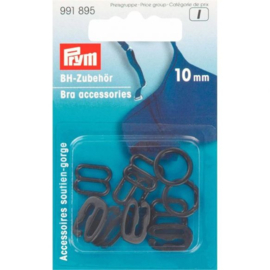 PRYM BH-ACCESSOIRES KUNSTSTOF 10MM ZWART