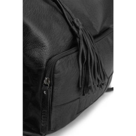 MUUD Libby. Handgemaakt leren tas voor diverse projecten 40x20cm - kleur black