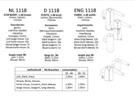 IT'S A FITS PATTERN Jurk (1118)