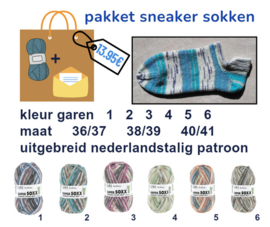 Workshop Sneakersok breien met verhoogde hiel. (Shadow wrap hiel)