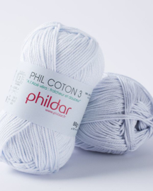 Phildar coton 3 Ciel